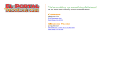Desktop Screenshot of elportalmex.com